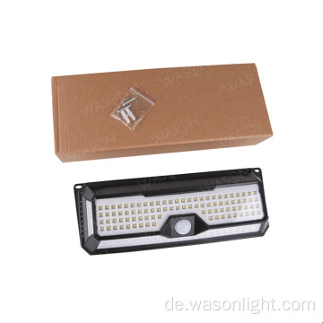 136 LED Solar Outdoor Sicherheitswand Sensor Licht